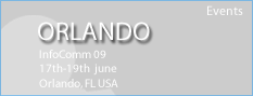infoComm09, Orlando, FL USA
